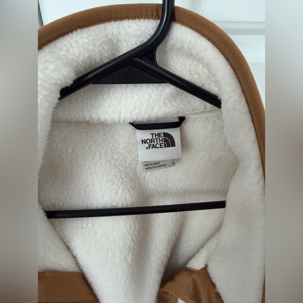 The North face Cream cragmont snap coat small - Picture 4 of 6